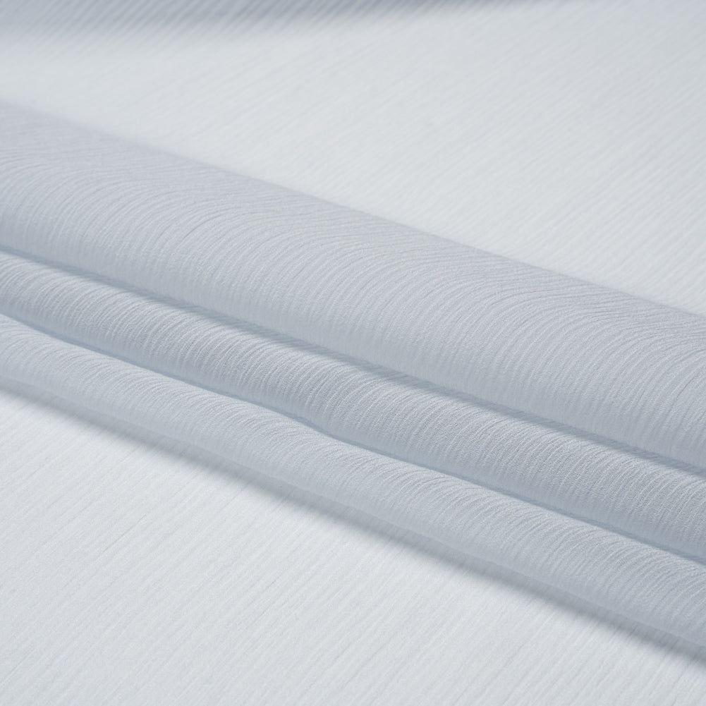 Crinkled Silk Chiffon - Gray Dawn - Premium Collection