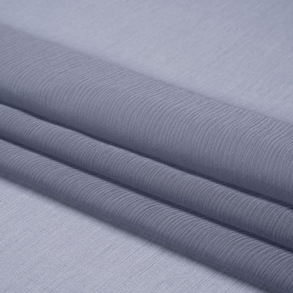 Crinkled Silk Chiffon - Infinity Blue - Premium Collection