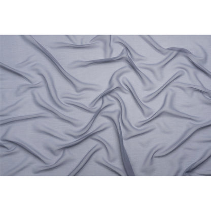 Crinkled Silk Chiffon - Infinity Blue - Premium Collection