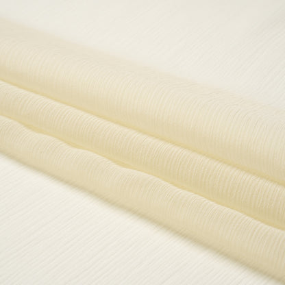 Gasa de seda arrugada - Marfil - Colección Premium