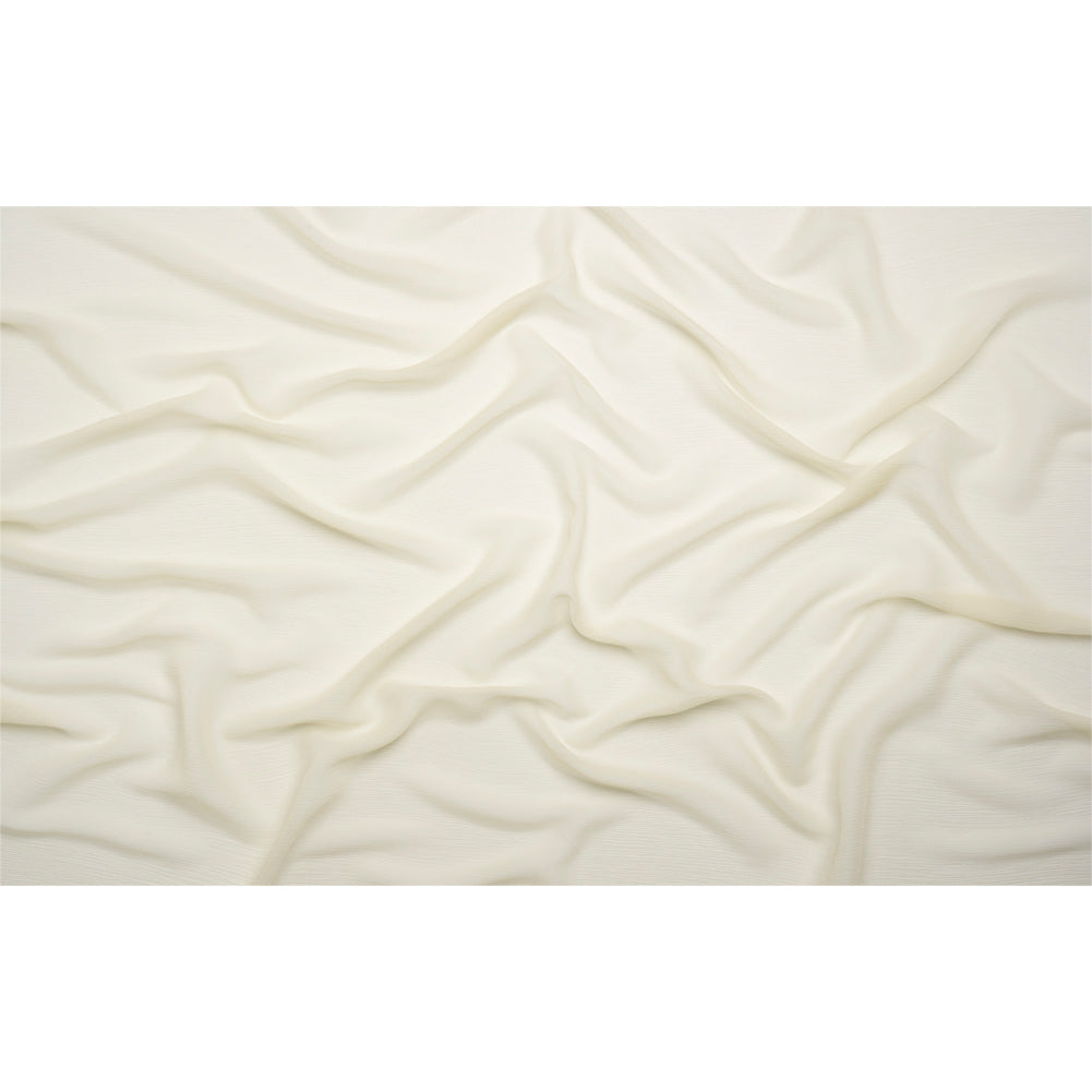 Gasa de seda arrugada - Marfil - Colección Premium