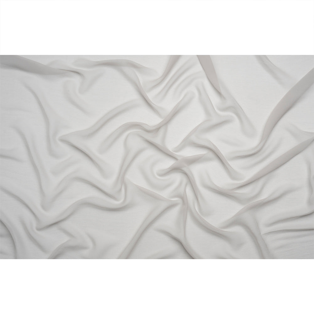Crinkled Silk Chiffon - Moonstruck - Premium Collection