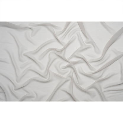 Crinkled Silk Chiffon - Moonstruck - Premium Collection