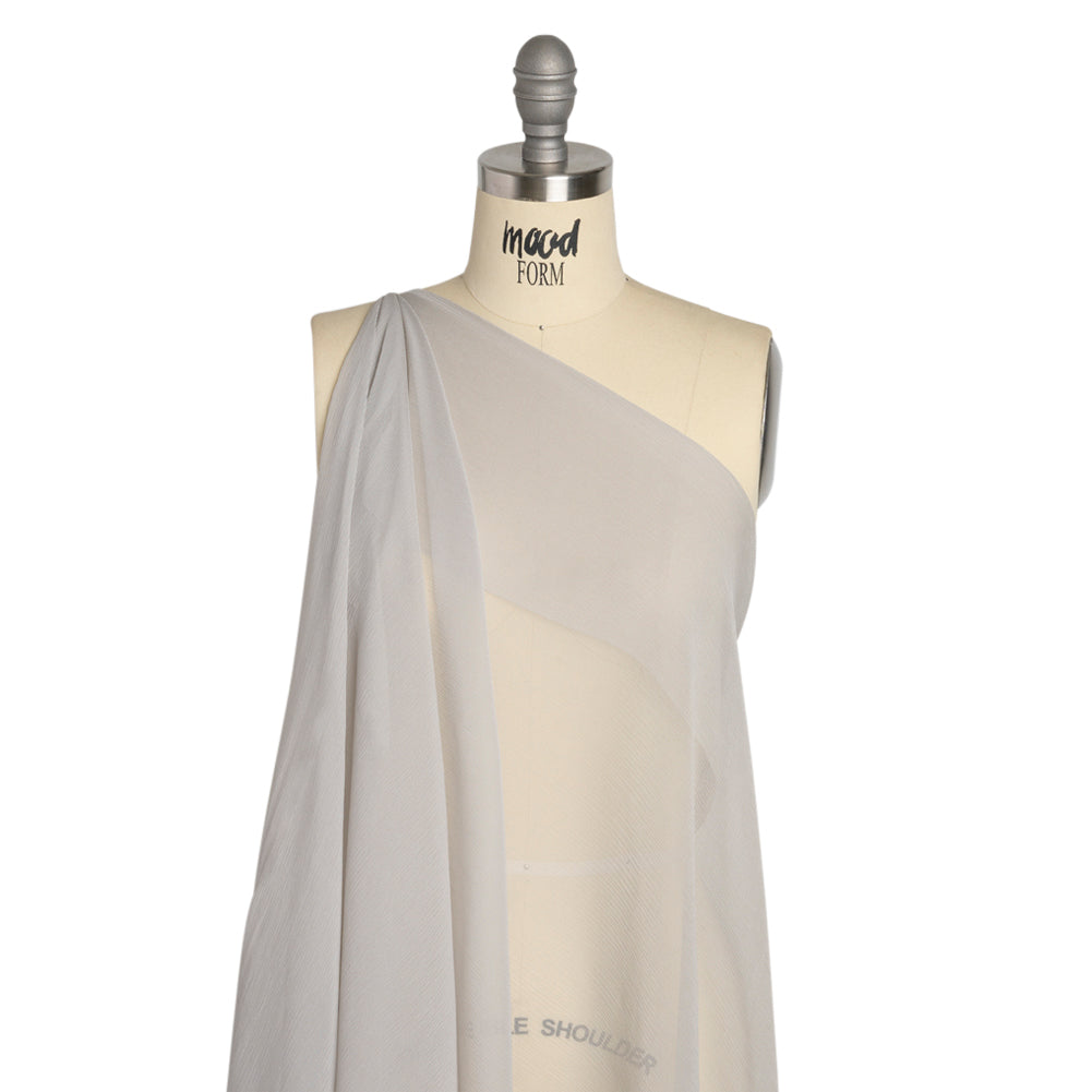 Crinkled Silk Chiffon - Moonstruck - Premium Collection Detail