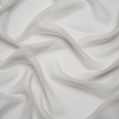 Crinkled Silk Chiffon - Moonstruck - Premium Collection