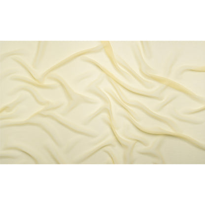 Crinkled Silk Chiffon - Young Wheat - Premium Collection
