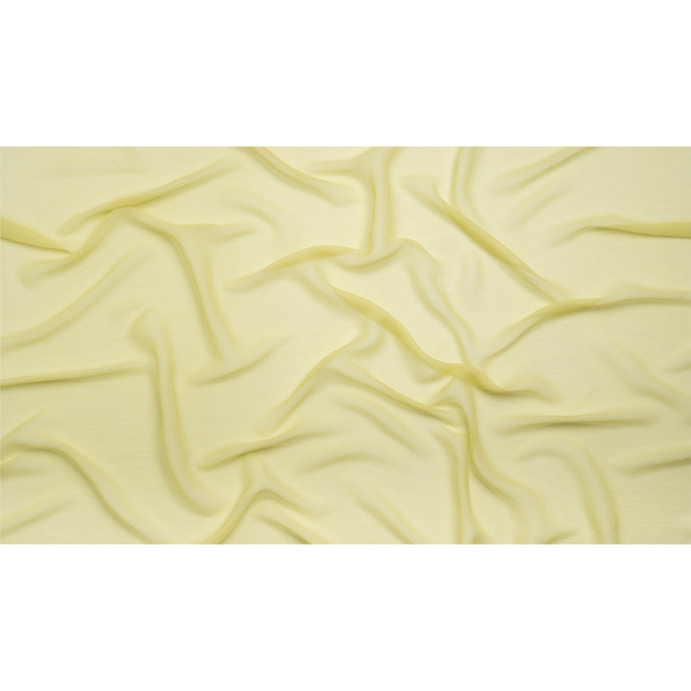 Crinkled Silk Chiffon - Linden Green - Premium Collection - Full