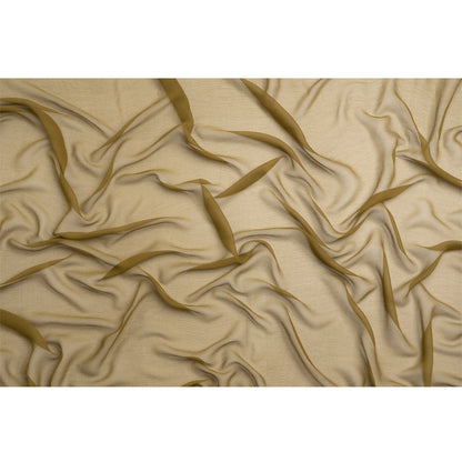 Crinkled Silk Chiffon - Fir Green - Premium Collection