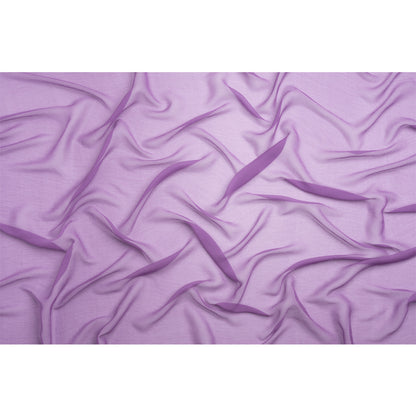 Crinkled Silk Chiffon - Bright Purple - Premium Collection