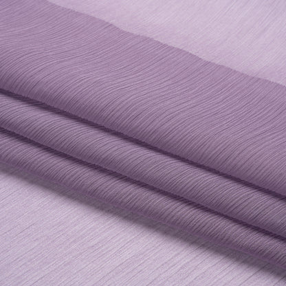 Crinkled Silk Chiffon - Dusk Mauve - Premium Collection