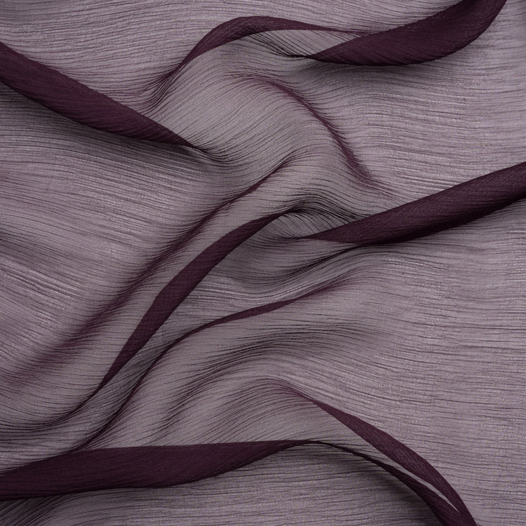 template--25130090922057__main-Crinkled Silk Chiffon - Eggplant - Premium Collection