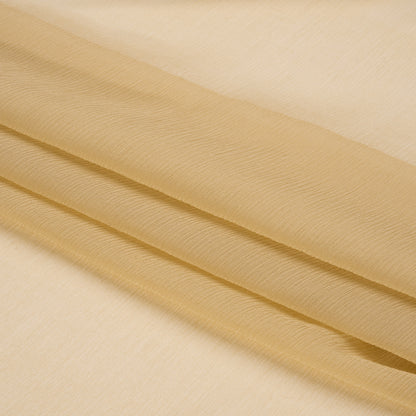 Crinkled Silk Chiffon - Latte - Premium Collection