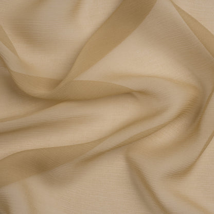Crinkled Silk Chiffon - Cornstalk - Premium Collection