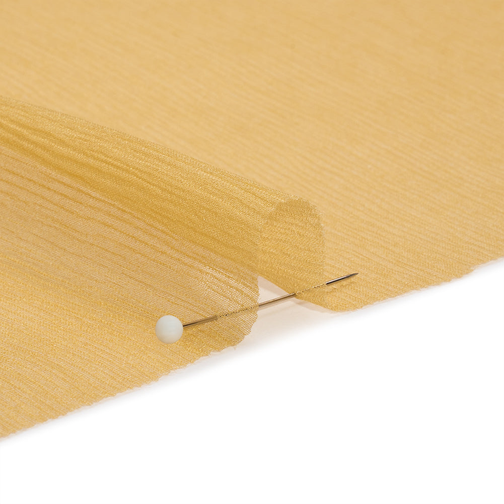 Crinkled Silk Chiffon - Gold - Premium Collection