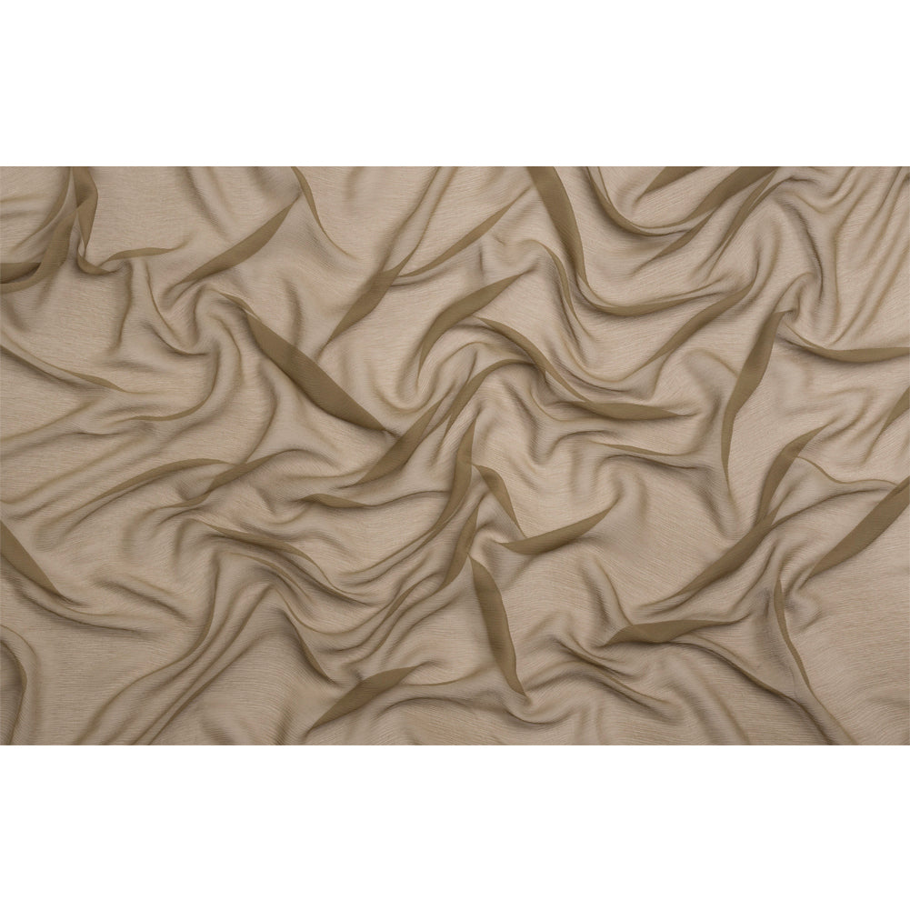 Gasa de seda arrugada - Alcaparras - Colección Premium