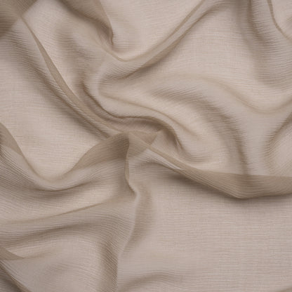 Crinkled Silk Chiffon - Fungi - Premium Collection