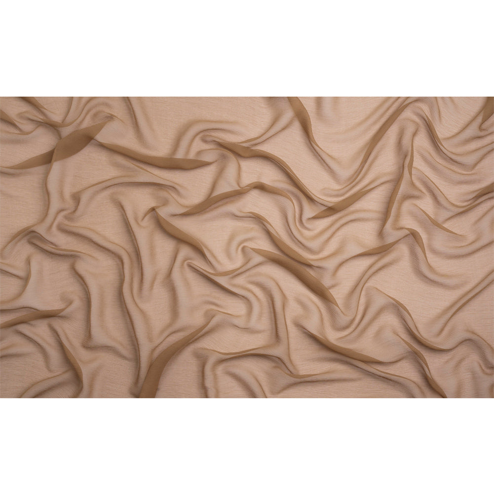 Gasa de seda arrugada - Capuchino - Colección Premium