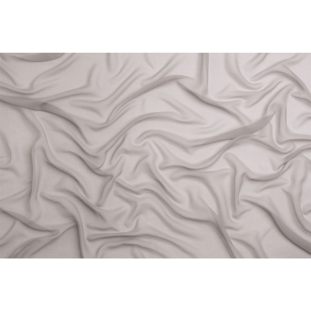 Gasa de seda arrugada - Plata - Colección Premium