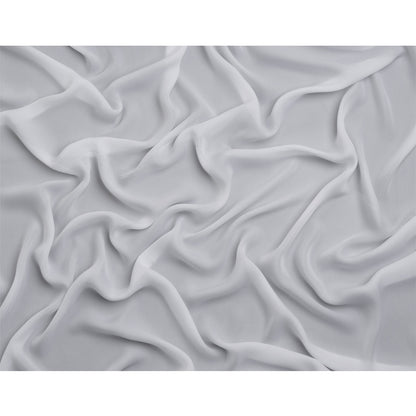 Silk Double Georgette - Bright White - Premium Collection