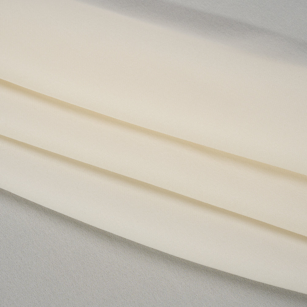 Silk Double Georgette - Antique White - Premium Collection