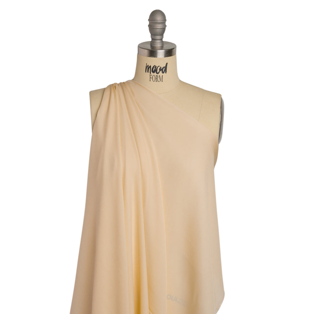 Silk Double Georgette - Tapioca - Premium Collection Detail