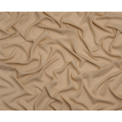 Silk Double Georgette - Winter Wheat - Premium Collection