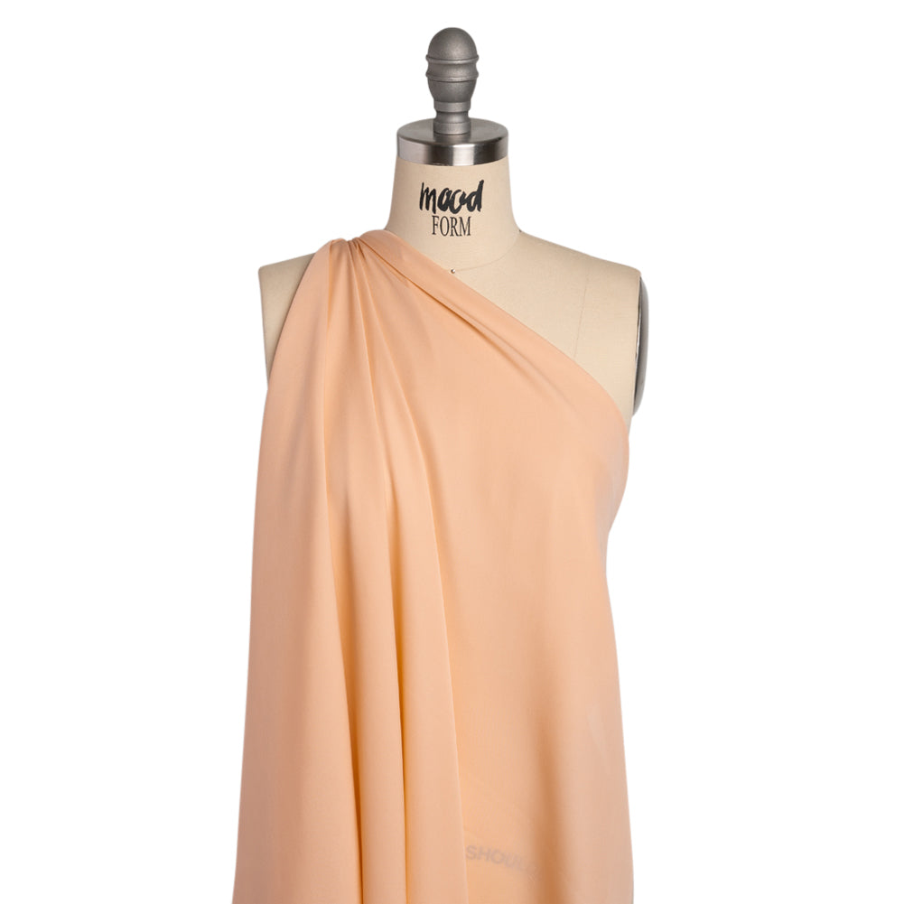 Silk Double Georgette - Pale Blush - Premium Collection Detail