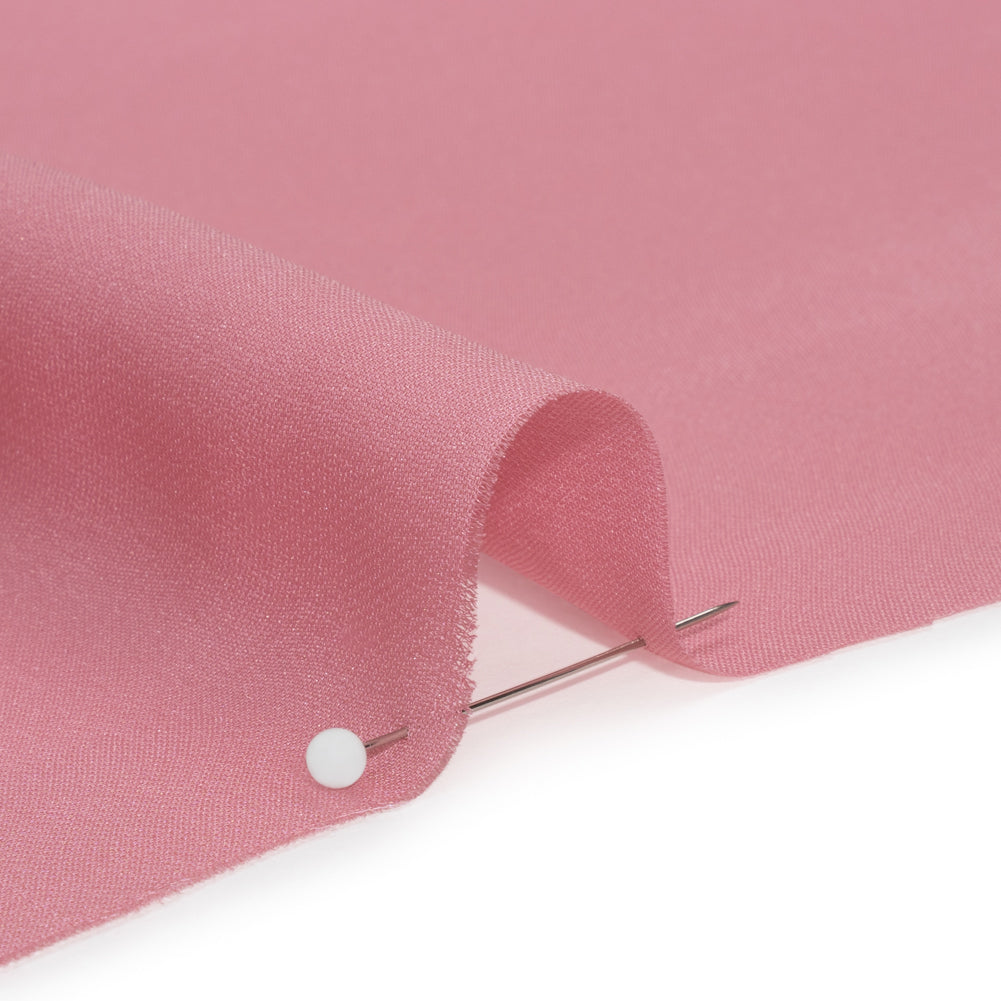 Silk Double Georgette - Polignac Pink - Premium Collection - Detail