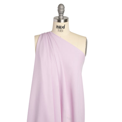 Georgette doble de seda - Niebla de lavanda - Colección Premium