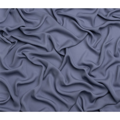 Silk Double Georgette - Infinity Blue - Premium Collection