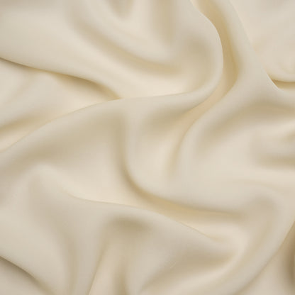 Silk Double Georgette - Ivory - Premium Collection