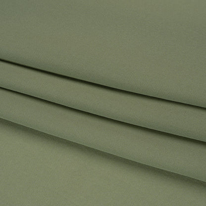 Silk Double Georgette - Oil Green - Premium Collection