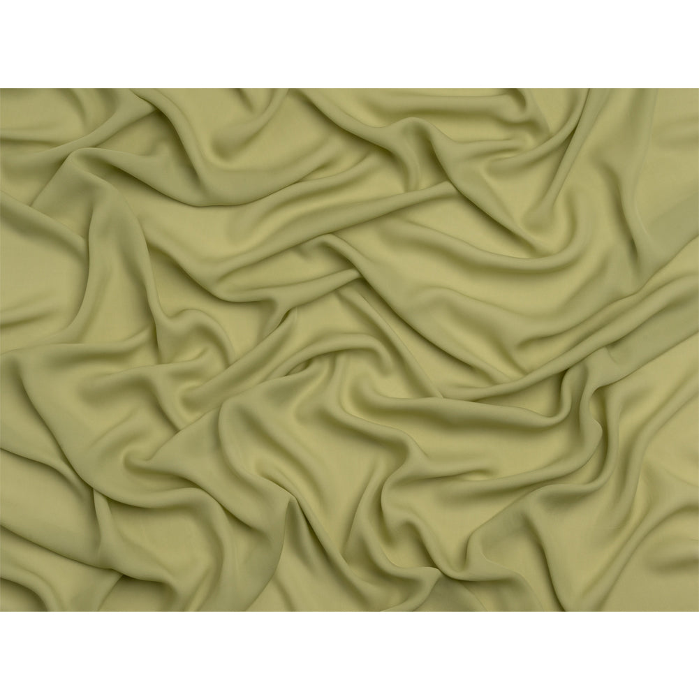 Silk Double Georgette - Nile Green - Premium Collection