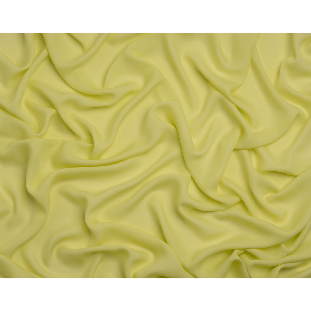 Silk Double Georgette - Sunny Lime - Premium Collection
