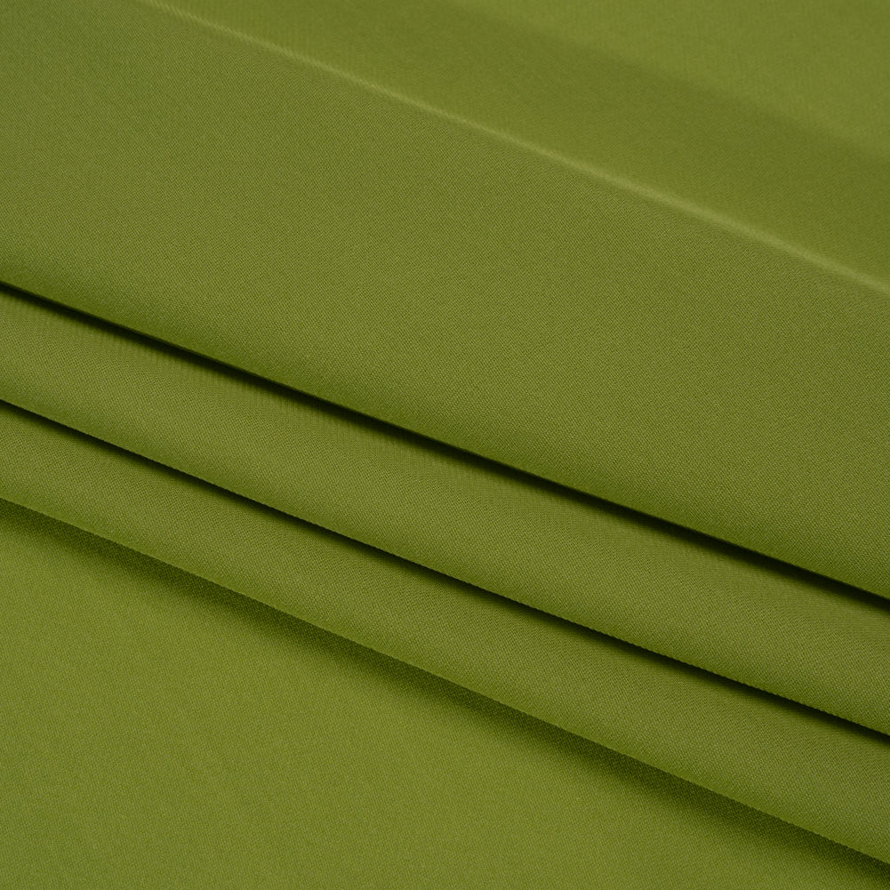 Silk Double Georgette - Peridot Green - Premium Collection