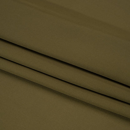Silk Double Georgette - Olive Green - Premium Collection