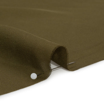 Silk Double Georgette - Olive Green - Premium Collection