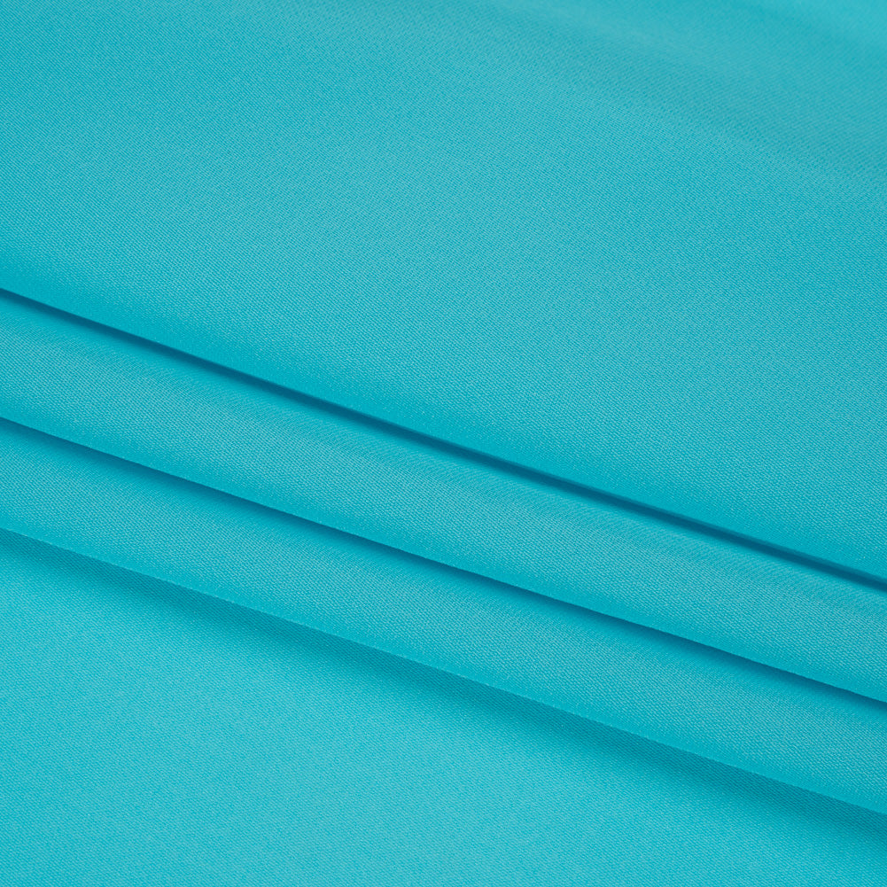 Silk Double Georgette - Angel Blue - Premium Collection - Folded