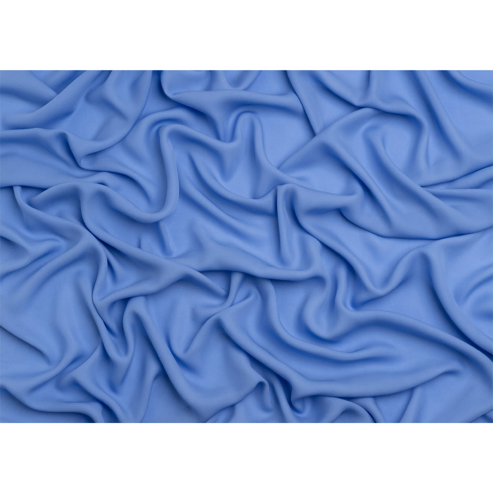 Silk Double Georgette - Regatta Blue - Premium Collection - Full