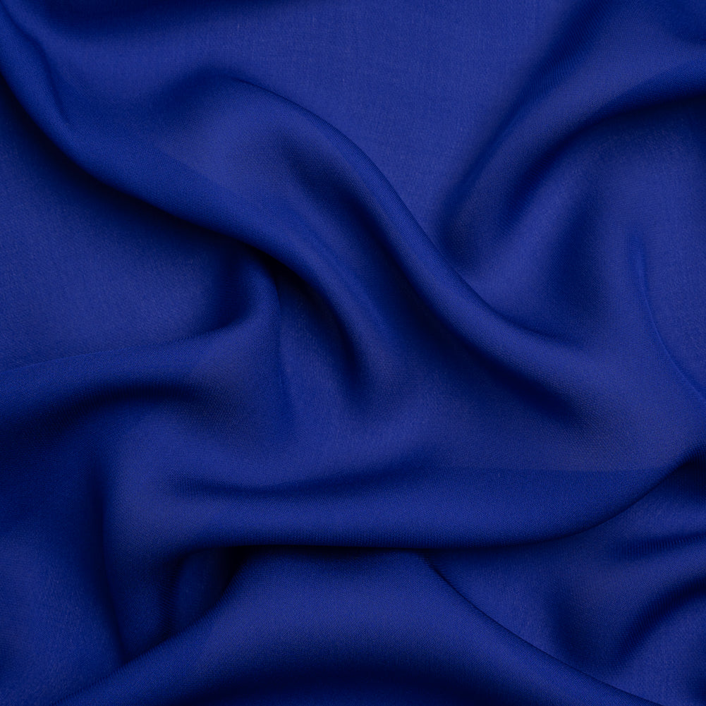 Silk Double Georgette - Mazarine Blue - Premium Collection