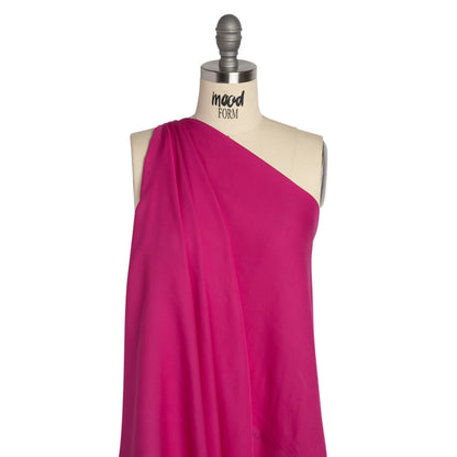 Silk Double Georgette - Magenta Haze - Premium Collection