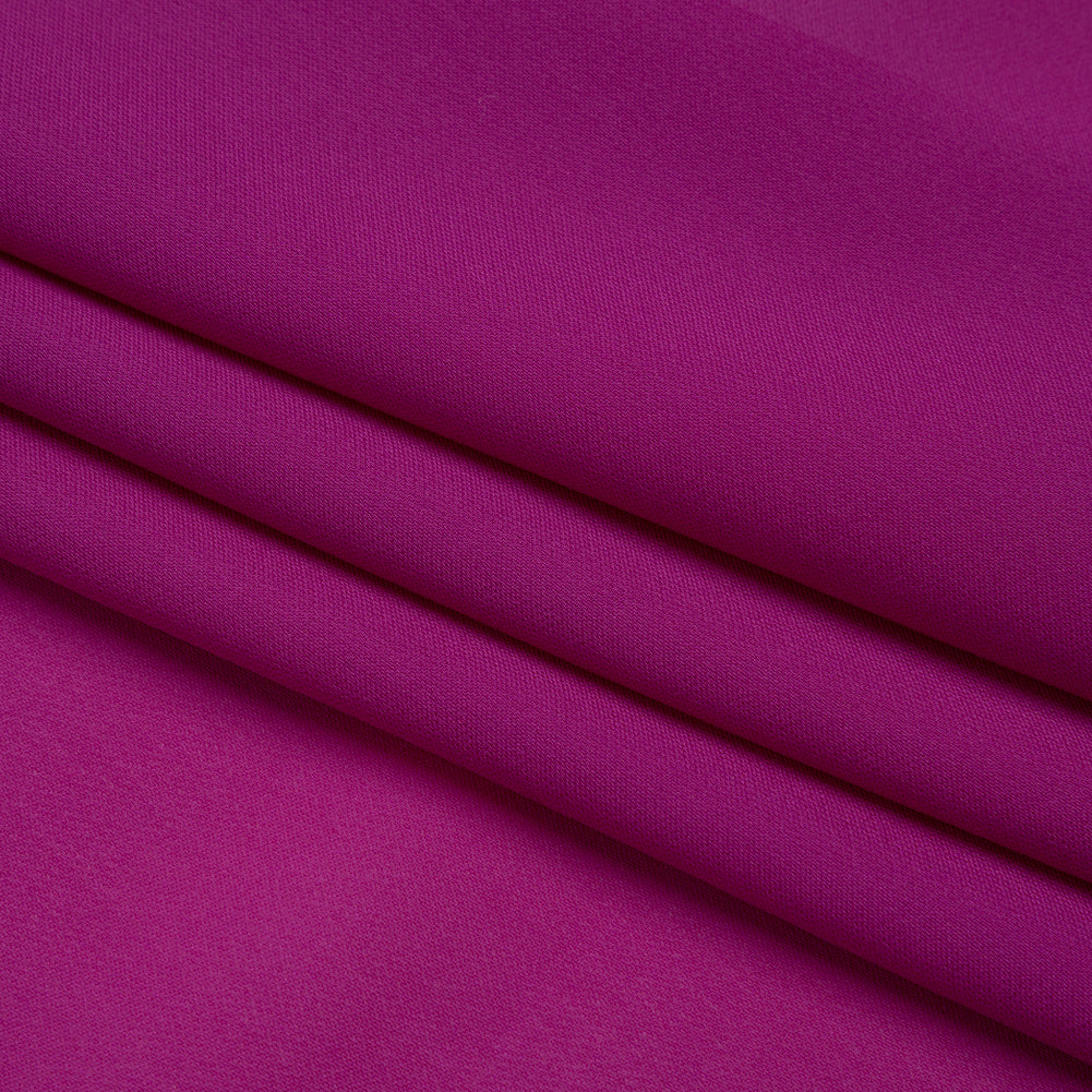 Silk Double Georgette - Sparkling Purple - Premium Collection