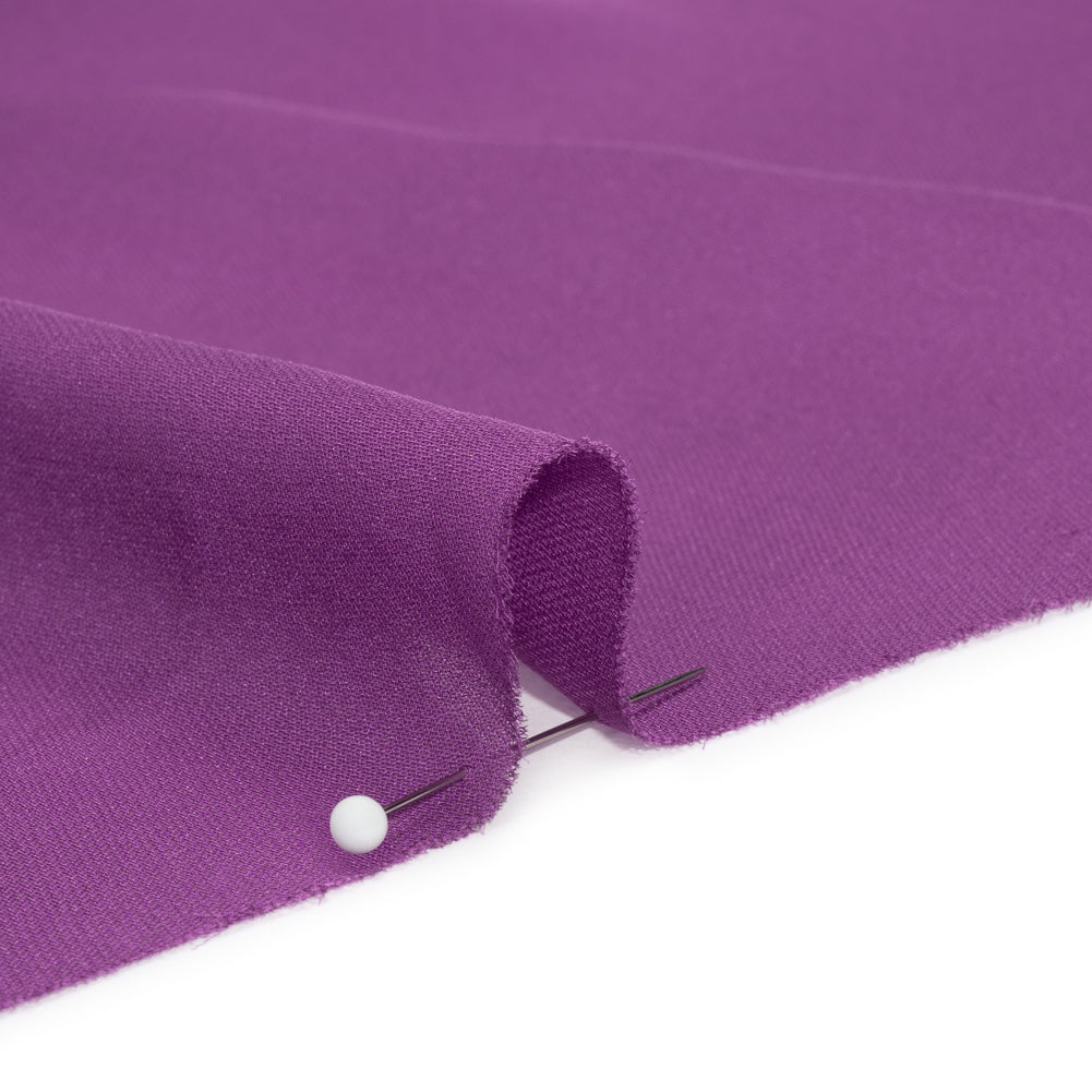 Silk Double Georgette - Bright Purple - Premium Collection