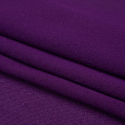Georgette doble de seda - Púrpura Majestad - Colección Premium