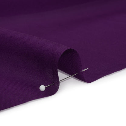 Georgette doble de seda - Púrpura Majestad - Colección Premium