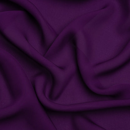 Silk Double Georgette - Majesty Purple - Premium Collection