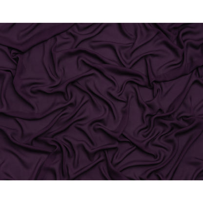Silk Double Georgette - Blackberry - Premium Collection