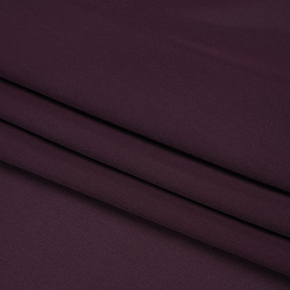 Silk Double Georgette - Eggplant - Premium Collection