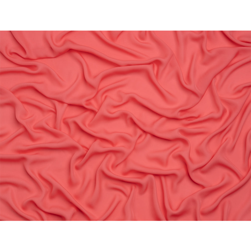 Silk Double Georgette - Salmon - Premium Collection