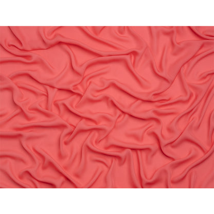 Silk Double Georgette - Salmon - Premium Collection